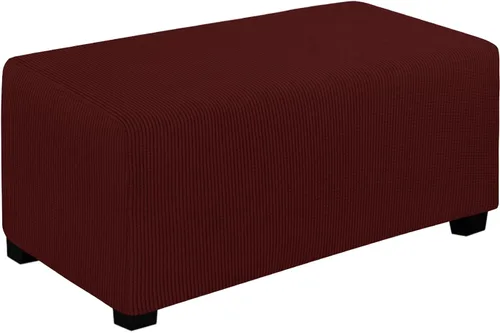 Vista 56 de Easy-Going Funda Elástica para Otomana Taburete de Almacenamiento Plegable Protector de Muebles Funda Rectangular Suave con Parte Inferior Elástica
