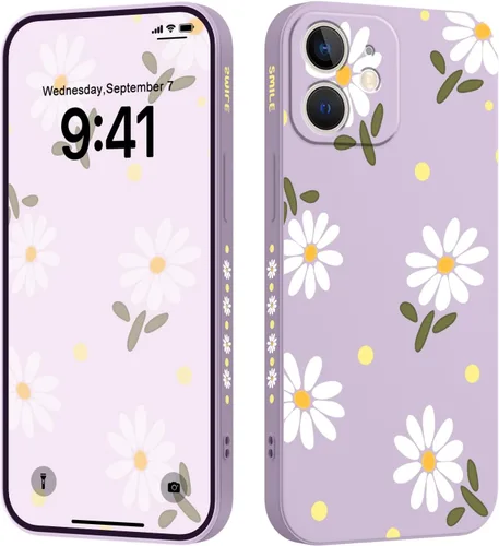 Vista 18 de LEECG Funda para iPhone 12 Pro Max, diseño creativo con estampado floral de mariposa de astronauta, funda de teléfono antiarañazos, forro