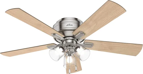 Vista 17 de Hunter Crestfield, ventilador de techo, para interiores, silencioso, 42 pulgadas, bronce noble