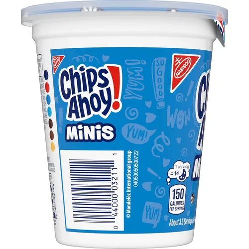 Vista 13 de CHIPS AHOY! Mini galletas originales con chispas de chocolate, 12 Go-Paks