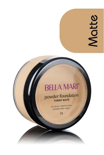 Vista 17 de Bella Mari - Base de maquillaje mineral natural en polvo, cariñosa (fresca); 0.2 onzas