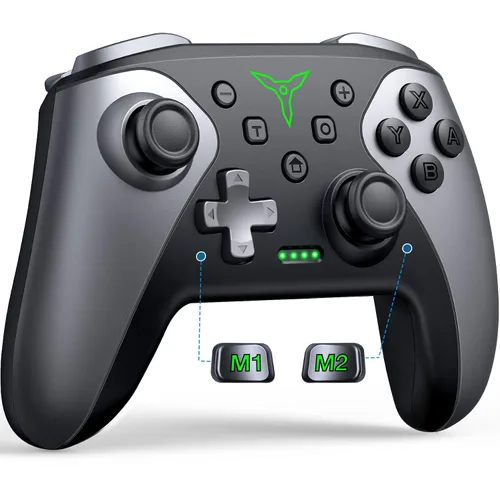 Vista 9 de Wireless Switch Controller for Nintendo Switch 2/Switch1/Lite/OLED Controller, Switch Controller with a Mouse Touch Feeling on Back Buttons, Extra
