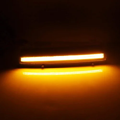 Vista 5 de Parachoques delantero LED Switchback luces de circulación diurna ámbar/blanco con kit de lámpara de señal de giro para Nissan 350z LCI 2006-2009