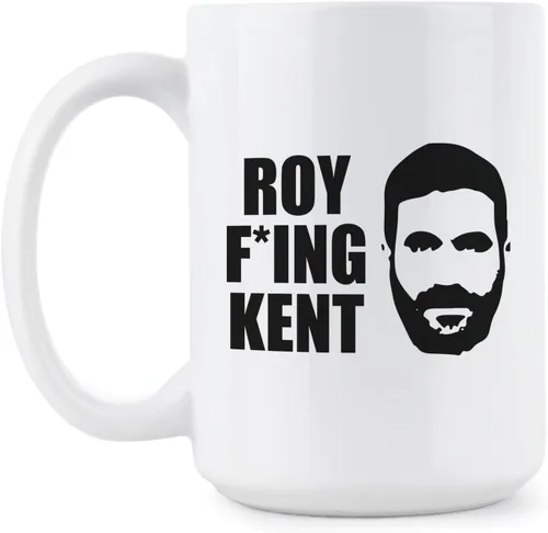Vista 3 de LIBBY'S BENCHMARK27 DESIGNS Roy Kent Taza de café moderna de porcelana de 11 onzas