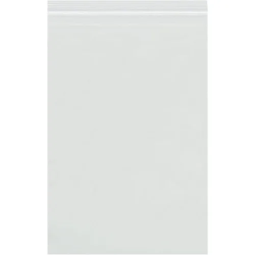 Vista 22 de Aviditi Poly Bolsa con cierre hermético blanco, 10" x 12", Azul, 1000