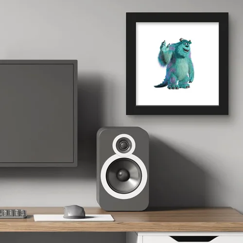 Vista 6 de Trends International Gallery Pops Disney Pixar Monsters Inc. - Póster de pared de Sully, 12 x 12 pulgadas, versión enmarcada en negro