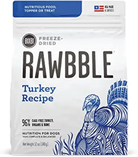Vista 16 de BIXBI Rawbble - Alimento liofilizado para perros, receta de res, 4.5 onzas, 98% de carne y órganos, sin rellenos, comida cruda para perros apta