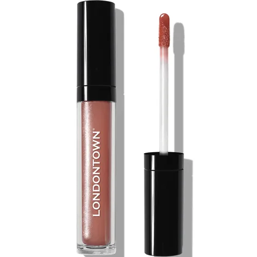 Vista 10 de LONDONTOWN Dainty, Sun Kissed Coral, tubo de brillo de labios de felpa, hidratante profundo, bálsamo acondicionador no pegajoso