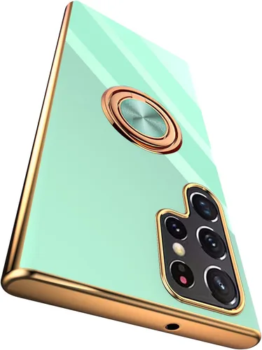 Vista 18 de Funda compatible con Samsung Galaxy S22 con soporte de anillo Negro