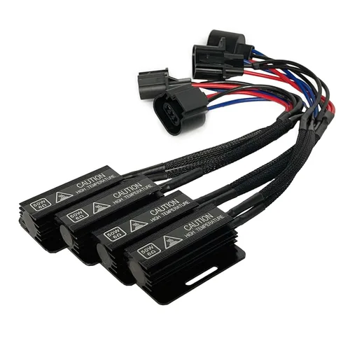 Vista 6 de Adaptador de resistencia de carga LED H4 9003, 50 W, 6 ohmios, decodificador Canbus mejorado, reparación de faros delanteros, luz antiniebla, código