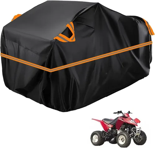 Vista 63 de Cubierta para ATV impermeable compatible con Arctic Cat H1 EFI TRV Cruiser 4x4 2011, cubierta de 210D para vehículos de 4 ruedas, cubierta para quad