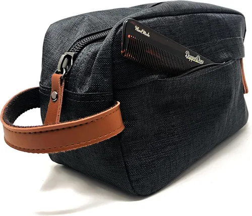 Vista 6 de Dapper Dan Organizador de artículos de tocador, bolsa de aseo de viaje para hombre, organizador de artículos de tocador de viaje (vacío), 14.11 oz