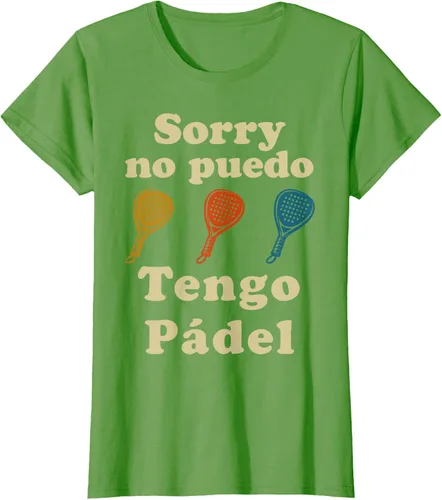 Vista 3 de Funny I Have Padel Player Sport en Español Camiseta Hombre