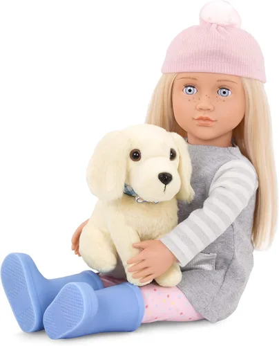 Vista 5 de Our Generation Meagan - Muñeca de juego con mascota y accesorios, inspira un juego imaginativo para niños pequeños, 18 pulgadas / 18.1 in