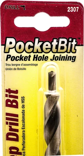 Vista 2 de Milescraft 2307 PocketBit - Broca de agujero de bolsillo con vástago hexagonal, modelo: 23070003