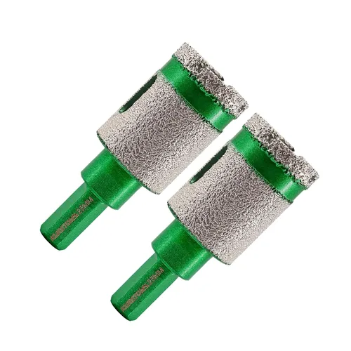 Vista 8 de Broca de núcleo de diamante – Broca de fresado de dedo de diamante de diámetro 1-3/8 pulgadas X5/8-11 rosca para agrandar dar forma bisel redondo