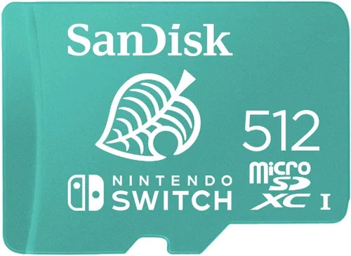Vista 3 de SanDisk Tarjeta MicroSD de 512 GB Nintendo Switch Tarjeta de memoria funciona con Nintendo Switch OLED, Switch y Switch Lite (SDSQXAO-512G-GNCZN)