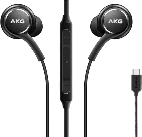 Vista 5 de Auriculares intrauditivos originales Samsung AKG USB-C con micrófono y control remoto, auriculares con cable tipo C para Galaxy S24 S23 S22 S21 S20