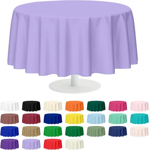 Vista 36 de Mulbozy 2 piezas de mantel de plástico negro para mesa rectangular, 54 × 108 pulgadas, fundas desechables de mesa para fiestas negras