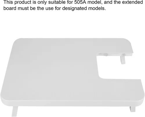 Vista 3 de Gavigain Mesa de extensión para máquina de coser, mesa de extensión de máquina de coser de plástico ABS para el hogar, accesorios de manualidades