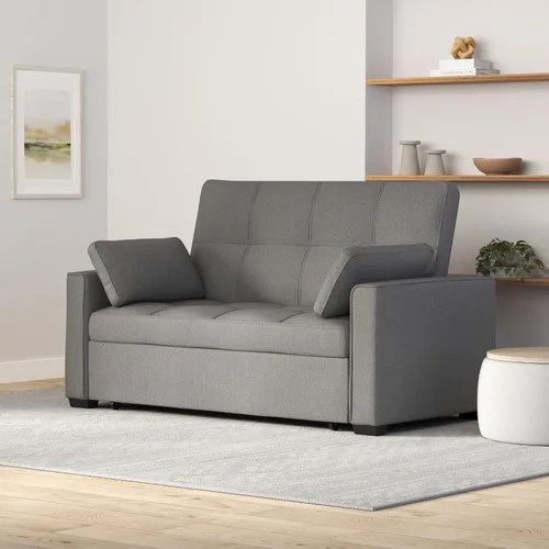 Vista 2 de Night & Day Muebles Nantucket Sofá cama gris claro completo