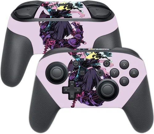 Vista 39 de MightySkins Skin compatible con Nintendo Switch Pro Controller - Alien Battle Funda protectora de vinilo duradera y única Fácil de aplicar