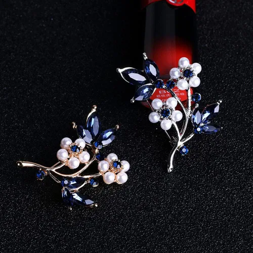 Vista 5 de Broche Flor Perla Señoras Simple Broche De Moda Durabilidad Atractivo Y Moda