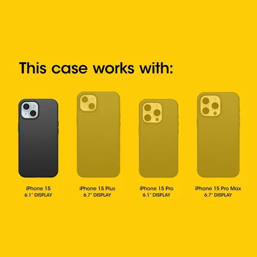 Vista 2 de OtterBox iPhone 16e, iPhone 15, iPhone 14 y iPhone 13 (solamente) - Funda de la serie Defender - Jeans azul bebé (azul) - Resistente y duradero