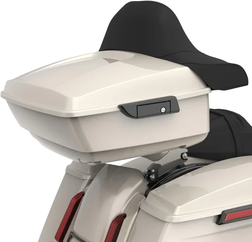 Vista 26 de Moto Onfire King Tour - Maletero con almohadilla de respaldo para Harley Touring 1997+ (Barracuda Silver)