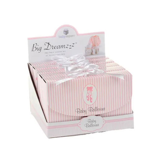Vista 3 de Canastilla con set de regalo Baby Aspen Big Dreamzzz, 0-6 meses, Rosado