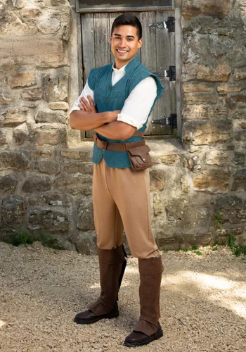 Vista 2 de Disfraz de Flynn Rider para Hombre de Enredados de Disney Multicolor
