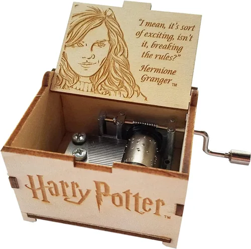 Vista 12 de TheLaser'sEdge Harry Potter Mini caja de música de regalo - Felicidad negra Negro