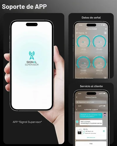 Vista 7 de Cubierta de refuerzo de teléfono celular de 6000 pies cuadrados, señal Boost 5G 4G LTE para todos los operadores de EE. UU., amplificador de señal