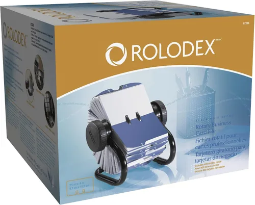 Vista 8 de Rolodex Archivo de la tarjeta giratoria de 500 cartas Tarjetero