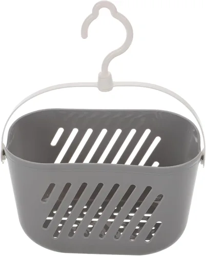 Vista 10 de STOBAZA Cesta de ducha colgante de plástico con gancho para baño, salud, cosméticos, spa, azul