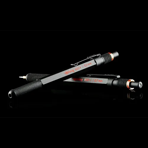 Vista 9 de rOtring 800+ Lápiz Mecánico y Stylus para Pantalla Táctil 0.5 mm Negro