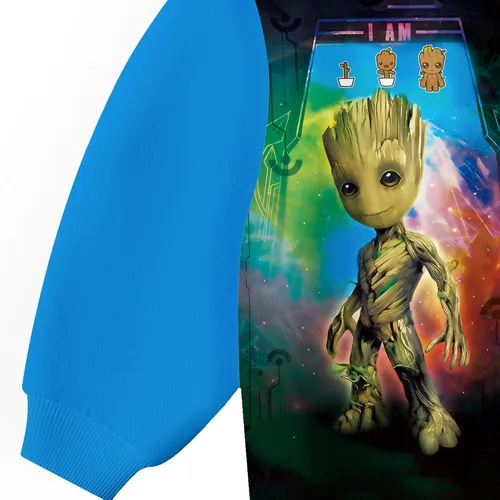 Vista 5 de Didadi Boys Cartoon Costume Hoodie Movie Character Zip-up Jacket Kids Causal Sweatshirt Playwear Birthday Gift for 2-12 Years