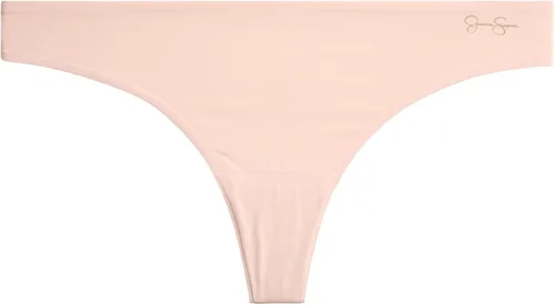 Vista 5 de Jessica Simpson Ropa interior para mujer Paquete de 3 bragas de microfibra elástica duradera sexy Tangas de encaje suave para mujer