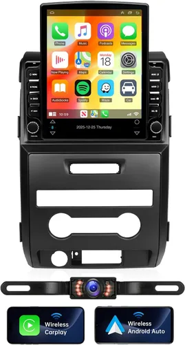 Vista 8 de Radio de coche de 9.7 pulgadas para Ford F150 2009 2010 2011 2012 Bluetooth FM Estéreo de coche con inalámbrico Carplay Android Auto Bluetooth