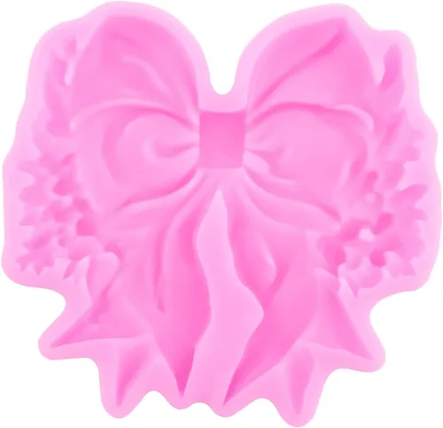 Vista 4 de Mujiang Moldes de silicona para lámpara de calle, moldes de flores de Pascua de Navidad para decoración de pasteles, decoración de cupcakes