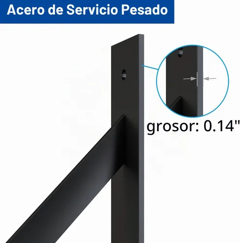 Vista 6 de JUBEST Soporte de Esquina con Refuerzo de Servicio Pesado para Puerta, Kit Anti-Combadura para Puerta, Herrajes Ajustables para Puerta para Cerca