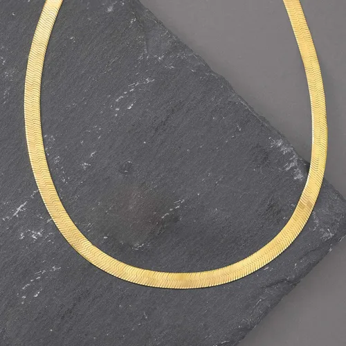 Vista 4 de Ross-Simons Italian 6mm Herringbone Chain Necklace