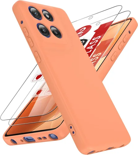 Vista 7 de LeYi Funda para Motorola Moto G Play 4G 2024: Funda para Moto G Play 4G 2024 con funda delgada y antiarañazos, silicona líquida a prueba de golpes