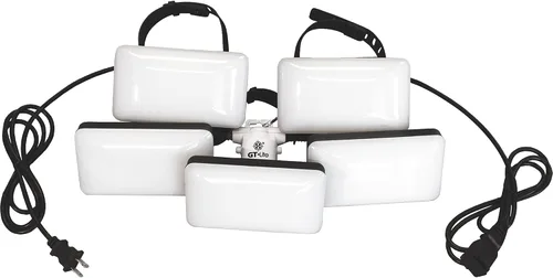 Vista 4 de GT-Lite Cadena de luces LED de 7500 lúmenes de 50 pies y 5 cabezales ajustables enlazables