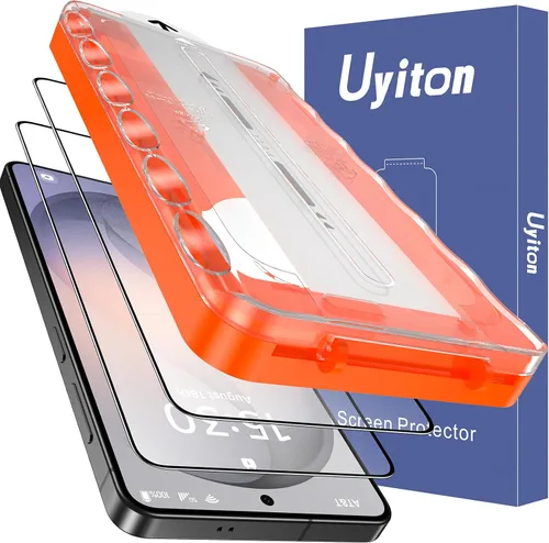 Vista 19 de Uyiton UnBreak-Glass - Protector de pantalla para Samsung Galaxy S22, soporte ultrasónico de huellas dactilares, marco de alineación automática