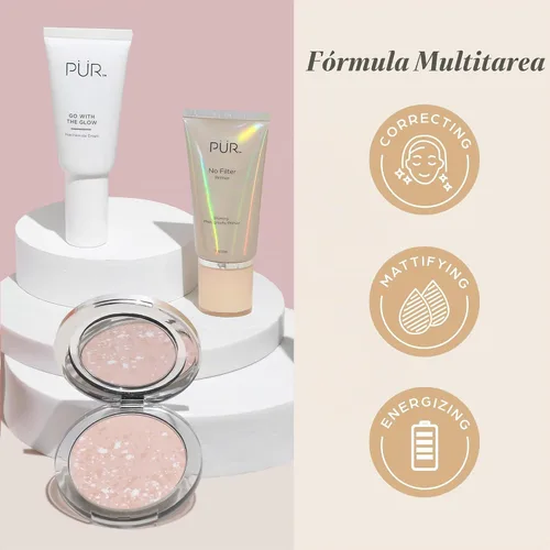 Vista 3 de PÜR MINERALS Balancing Act - Polvo perfeccionador de la piel matificante
