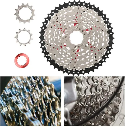 Vista 5 de 8 velocidad 46t engranaje grande bicicleta de montaña hueco casete Freewheel accesorio