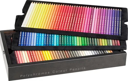 Vista 4 de Faber-Castell Art & Graphic Polychromos - Lápiz de color, multicolor, rollo de 34, para arte, manualidades, dibujo, bocetos, hogar, escuela