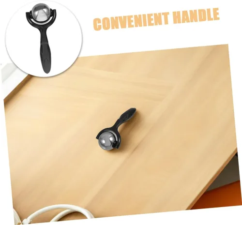 Vista 3 de 2 unidades de rodillo de masaje de mano de acero inoxidable con mango ergonómico para piernas, espalda, antebrazos, bolas de masaje muscular