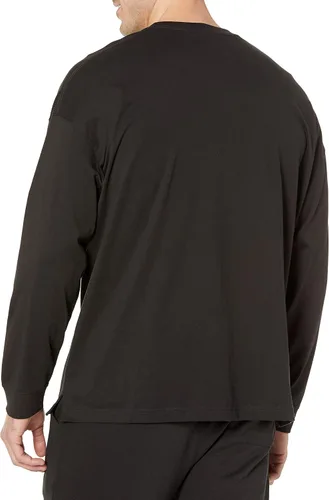 Vista 6 de Tienda Essentials Camiseta de manga larga para hombre de algodón orgánico de gran